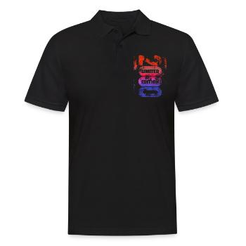 Edition Limitée 2000 - Anniversaire - Année - Polo Homme - noir - Devant - Kai (181cm)