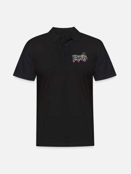 Bochum Deutschland Stadt Graffiti Spray Sprayer - Männer Poloshirt - Schwarz