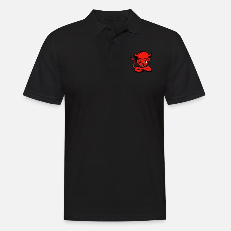 Devil, Devil, Devil Woman - Men's Polo Shirt - black