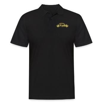 Wildschweinjagd Keiler Jagdhund - Männer Poloshirt - Schwarz - Vorne - Kai (181cm)
