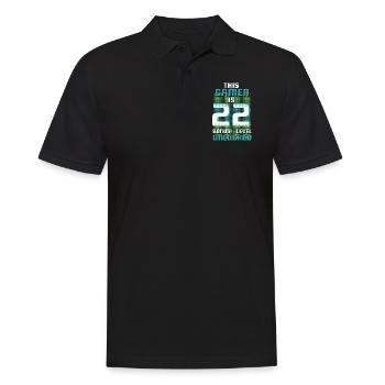 This Gamer Is Video Game Lover Gamer Age 22 - Men's Polo Shirt - black - Front - Kai (181cm)