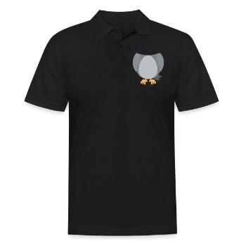 Funny Animal Owl Costume For Halloween - Männer Poloshirt - Schwarz - Vorne - Kai (181cm)