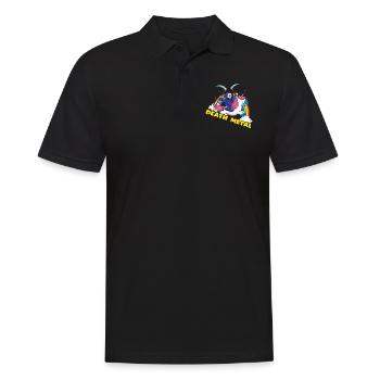 Skeleton Unicorn Rainbow Metal Music Lover - Polo Homme - noir - Devant - Kai (181cm)