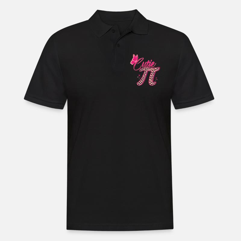 Papillon Mignon Pi Math Vacances Mathématiques Pi Day - Polo Homme - noir