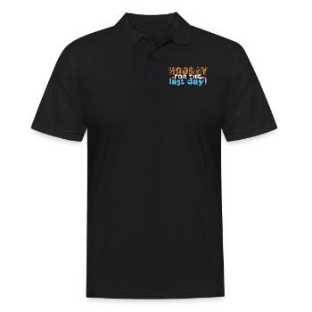 Ferien Schultag Frohe Letzte Klasse Sommer - Männer Poloshirt - Schwarz - Vorne - Kai (181cm)