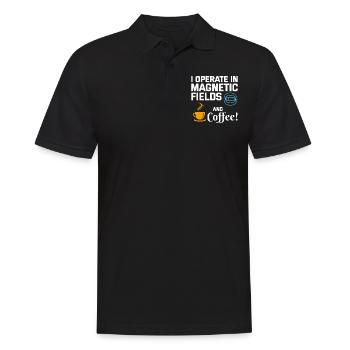 Électricien Humour Technicien en électricité Café - Polo Homme - noir - Devant - Kai (181cm)