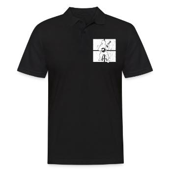 Banjo Banjo player Banjoist - Men's Polo Shirt - black - Front - Kai (181cm)