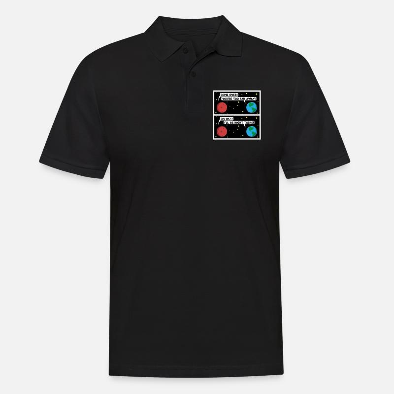 Mars I'm Wet Gift - Men's Polo Shirt - black
