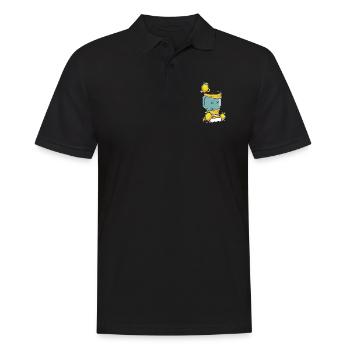The lemons take revenge on the blender - Men's Polo Shirt - black - Front - Kai (181cm)