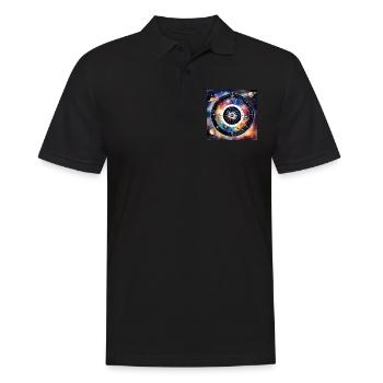 Universe of Darts - Men's Polo Shirt - black - Front - Kai (181cm)