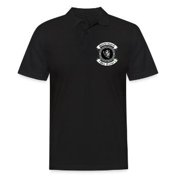 Steiermark - Männer Poloshirt - Schwarz - Vorne - Kai (181cm)