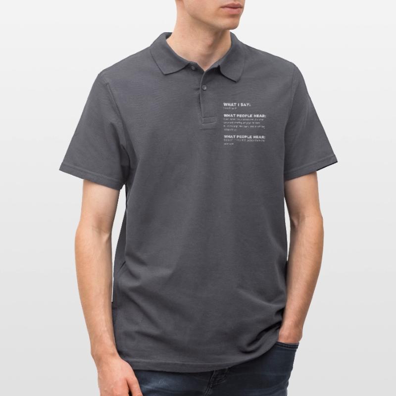 Funny Gift Programmer Computer Nerds IT Men's Polo Shirt