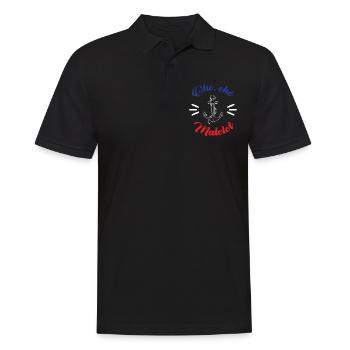 Ohé Ohé Matelot - Polo Homme - noir - Devant - Kai (181cm)