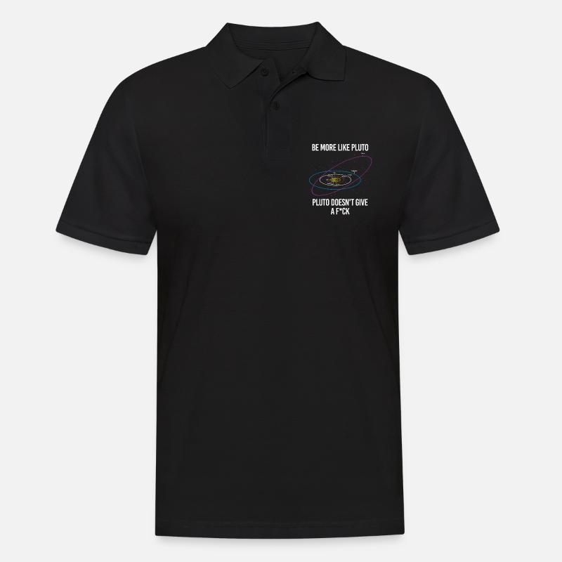 Soyez comme l'astrophysique du système solaire de Pluton Physicien - Polo Homme - noir
