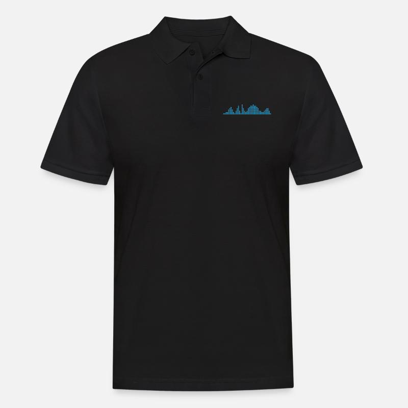 Tontechniker - Männer Poloshirt - Schwarz
