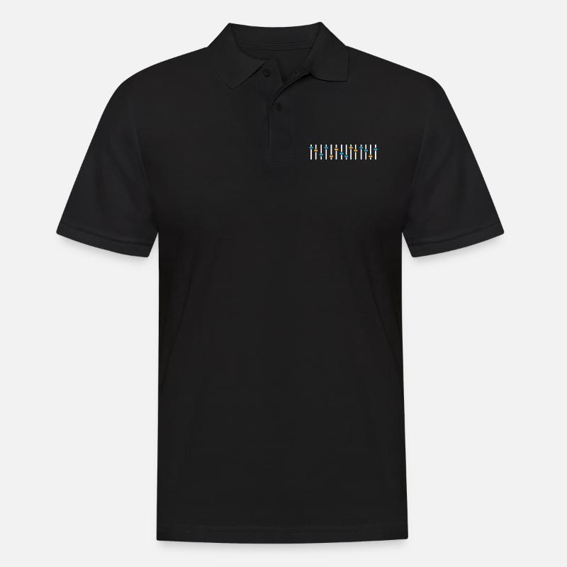 Tontechniker - Männer Poloshirt - Schwarz