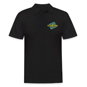 Gift for Clemens - Men's Polo Shirt - black - Front - Kai (181cm)