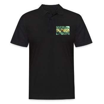Argentinien - Männer Poloshirt - Schwarz - Vorne - Kai (181cm)