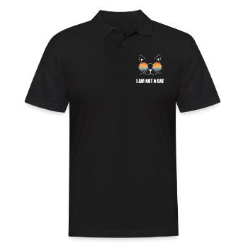 Funny Meme for I am not a Cat - Men's Polo Shirt - black - Front - Kai (181cm)