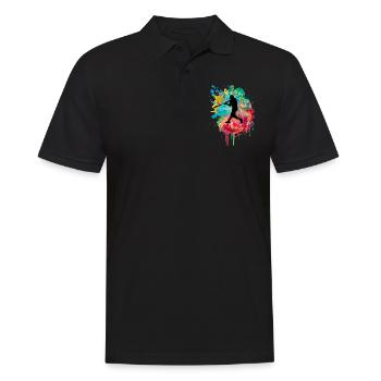 Baseball Homerun Softball Strike. - Polo Homme - noir - Devant - Kai (181cm)