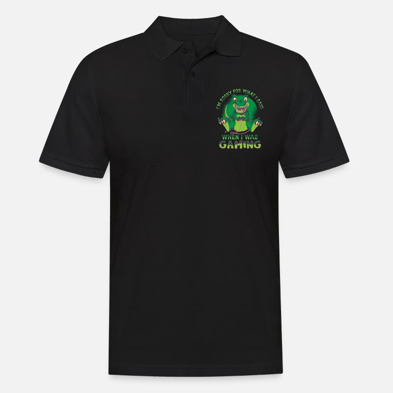 Spieler - Männer Poloshirt - Schwarz