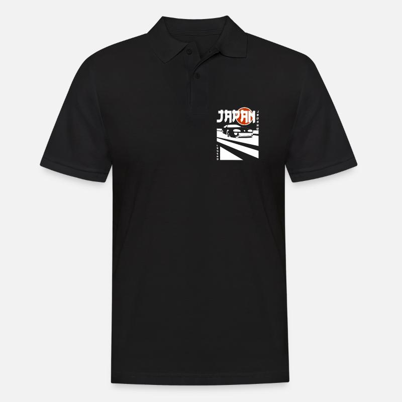 Japan Legend – JDM Auto Power - Männer Poloshirt - Schwarz