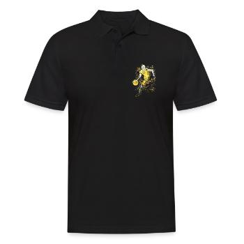 Basketball - Joueurs de basket-ball - Joueurs de basket-ball - Polo Homme - noir - Devant - Kai (181cm)