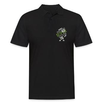 Fußball Star - Männer Poloshirt - Schwarz - Vorne - Kai (181cm)