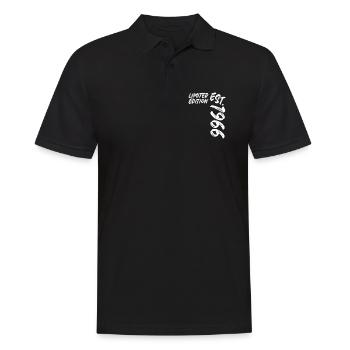 Limited Edition Est. 1966 - Männer Poloshirt - Schwarz - Vorne - Kai (181cm)