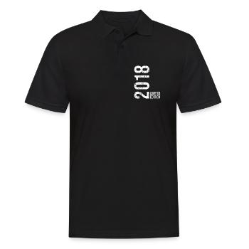8e anniversaire garçons filles 8 ans 2018 - Polo Homme - noir - Devant - Kai (181cm)