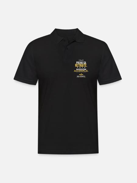 Retraite Accomplie - Polo Homme - noir