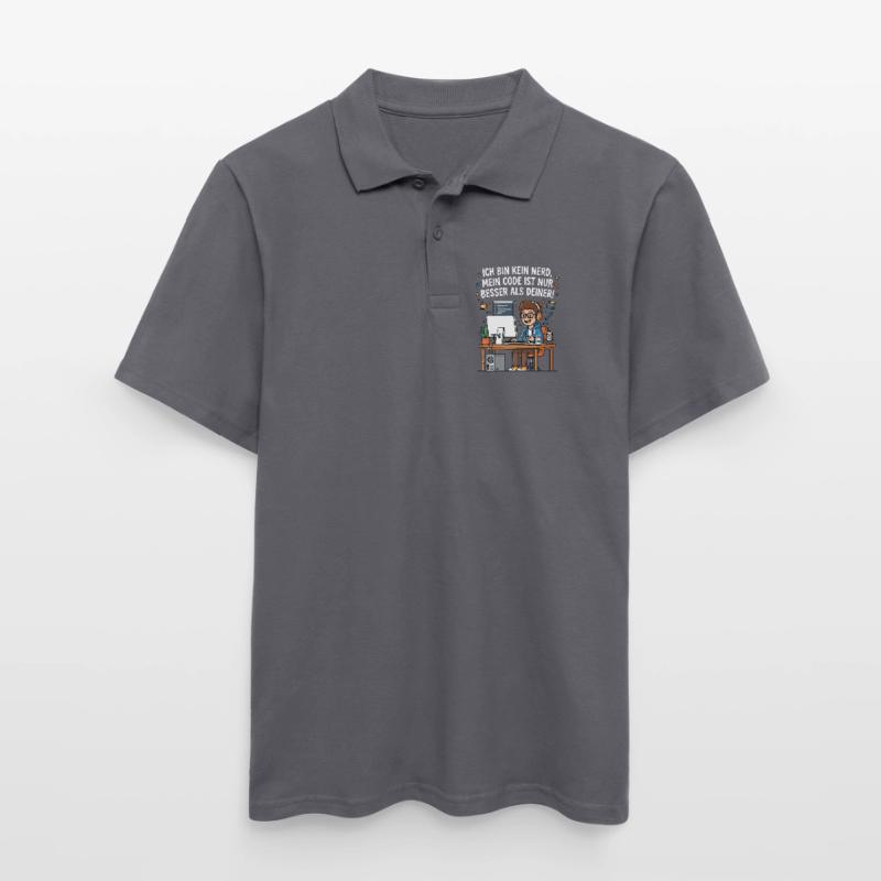 Coder Humor Programmierer Spruch Männer Poloshirt