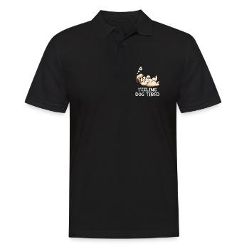 Se sentir fatigué Shih tzu Shih tzus Shih tzu Hund - Polo Homme - noir - Devant - Kai (181cm)