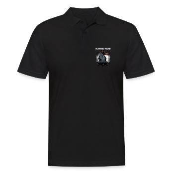 Nerv Mich Nicht Dobermann Dobermannbesitzer  - Männer Poloshirt - Schwarz - Vorne - Kai (181cm)