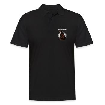 Don't Bother Me Münsterländer Münsterländerhalter - Men's Polo Shirt - black - Front - Kai (181cm)