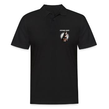 Nerv Mich Nicht Appenzeller Sennenhund Sennenhunde - Männer Poloshirt - Schwarz - Vorne - Kai (181cm)