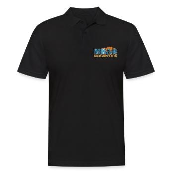 Im Ruhestand ich habe fertig Rentner - Männer Poloshirt - Schwarz - Vorne - Kai (181cm)