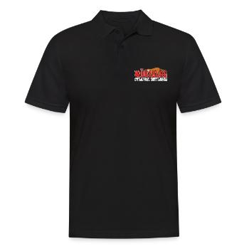 Würzburg chill mal dein Leben Faultier Heimat - Männer Poloshirt - Schwarz - Vorne - Kai (181cm)