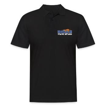 Paderborn chill mal dein Leben Faultier Heimat - Männer Poloshirt - Schwarz - Vorne - Kai (181cm)