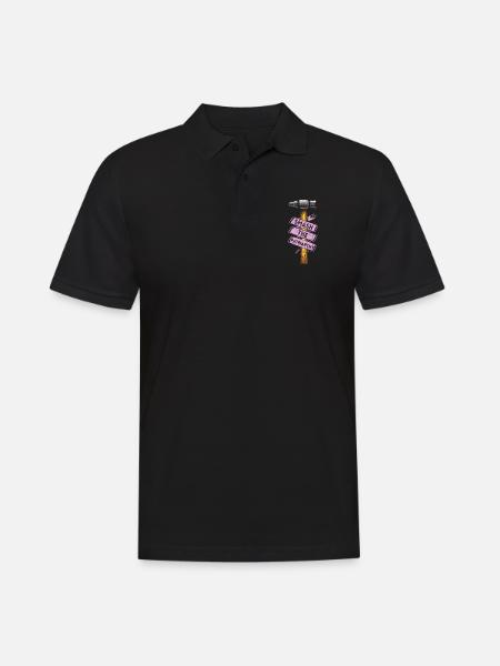 Smash The Patriarchy Feminist Women Empowerment - Männer Poloshirt - Schwarz