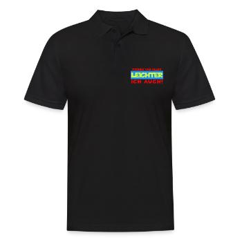 Avant, tout était plus facile, moi aussi - humour disant - Polo Homme - noir - Devant - Kai (181cm)