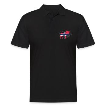 Norway - Men's Polo Shirt - black - Front - Kai (181cm)