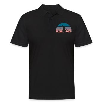 Cervin en couleur - Polo Homme - noir - Devant - Kai (181cm)