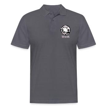 Bienvenue au Japon - Polo Homme - charbon - Devant - Nico (186cm)