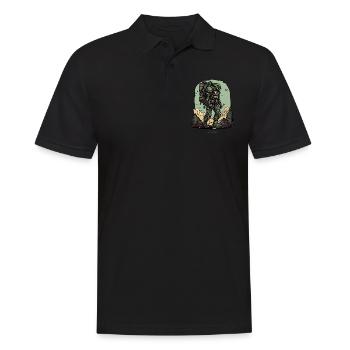 Mission sur une planète lointaine - Polo Homme - noir - Devant - Kai (181cm)