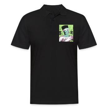 CArtoon Strong Japanese Anime for Weebs - Men's Polo Shirt - black - Front - Kai (181cm)