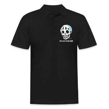 You're just not good enough, skull - Men's Polo Shirt - black - Front - Kai (181cm)