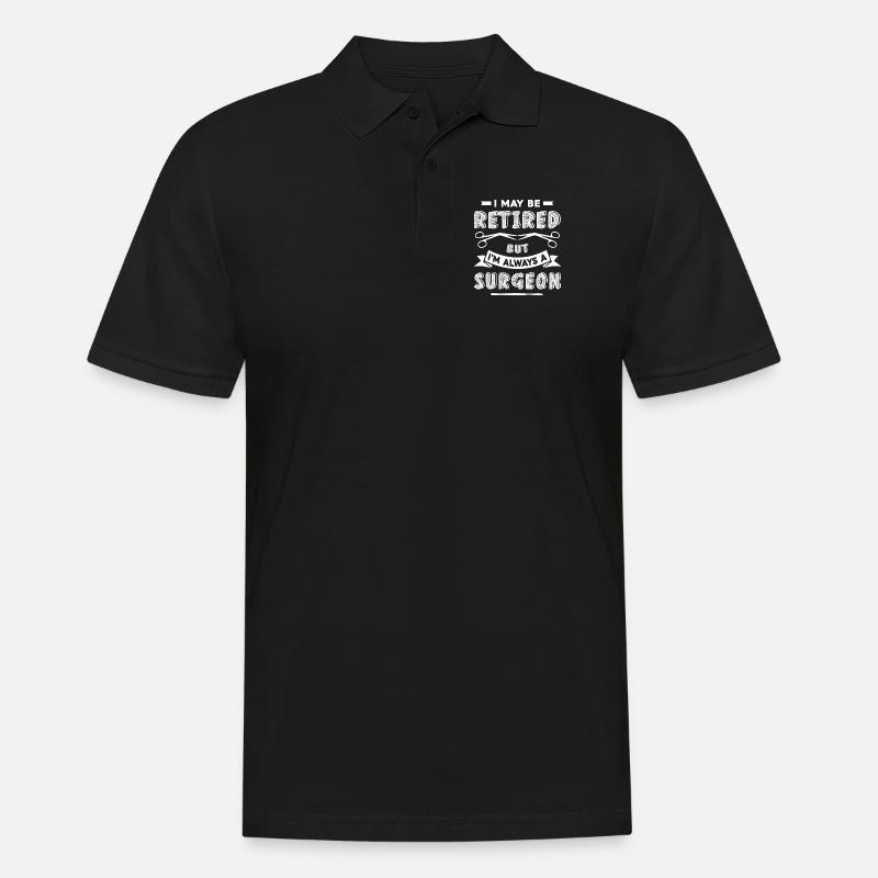 Chirurg Immer ein Chirurg - Männer Poloshirt - Schwarz
