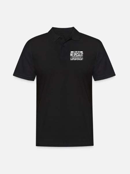 Spécialiste RH Je suis spécialiste RH - Polo Homme - noir