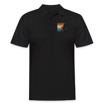 Pêcheurs À La Cuillère Pêcheurs En Haute Mer - Polo Homme - noir - Devant - Kai (181cm)